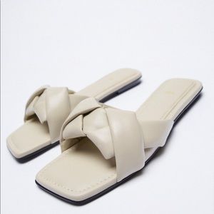 Zara Woven Leather Sandal